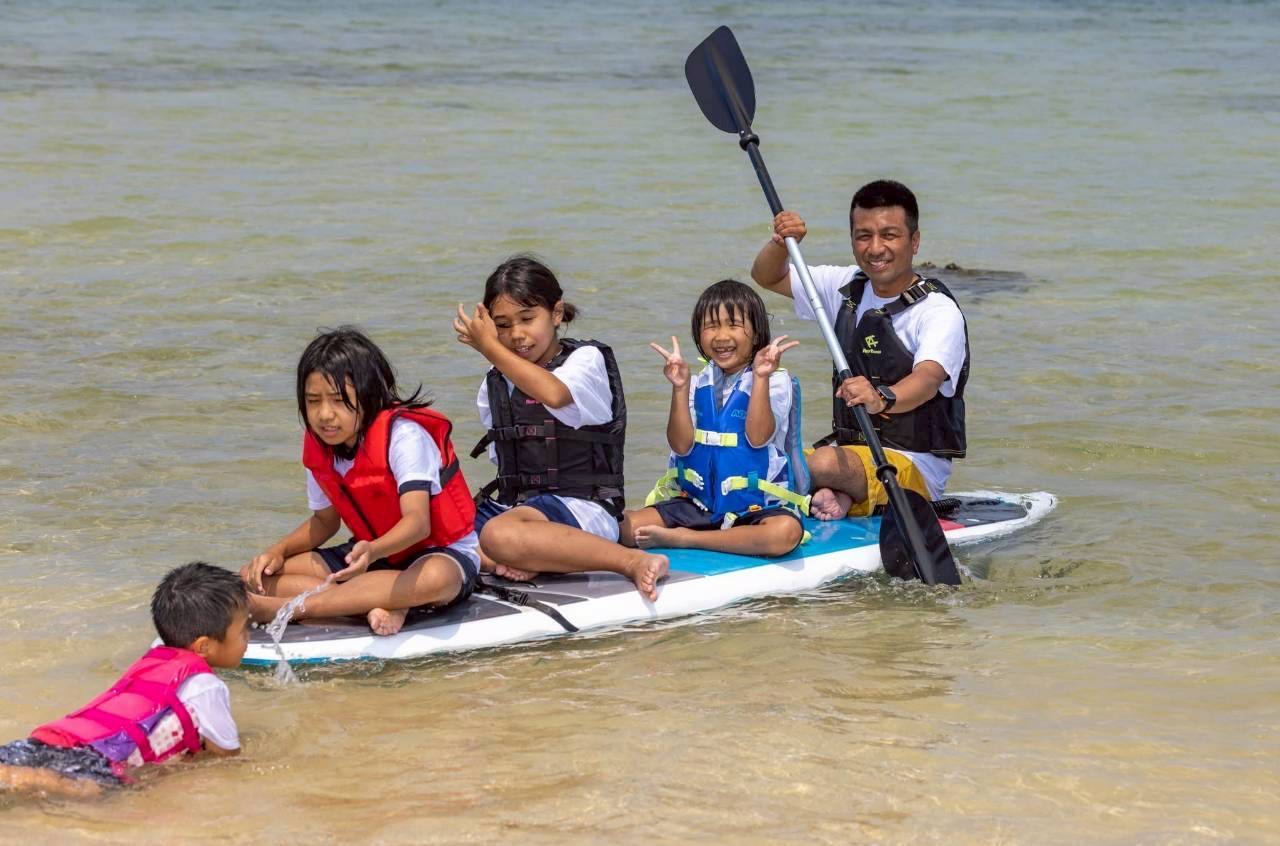 石垣島SUP体験 子供とカヤックで秘密のビーチへ