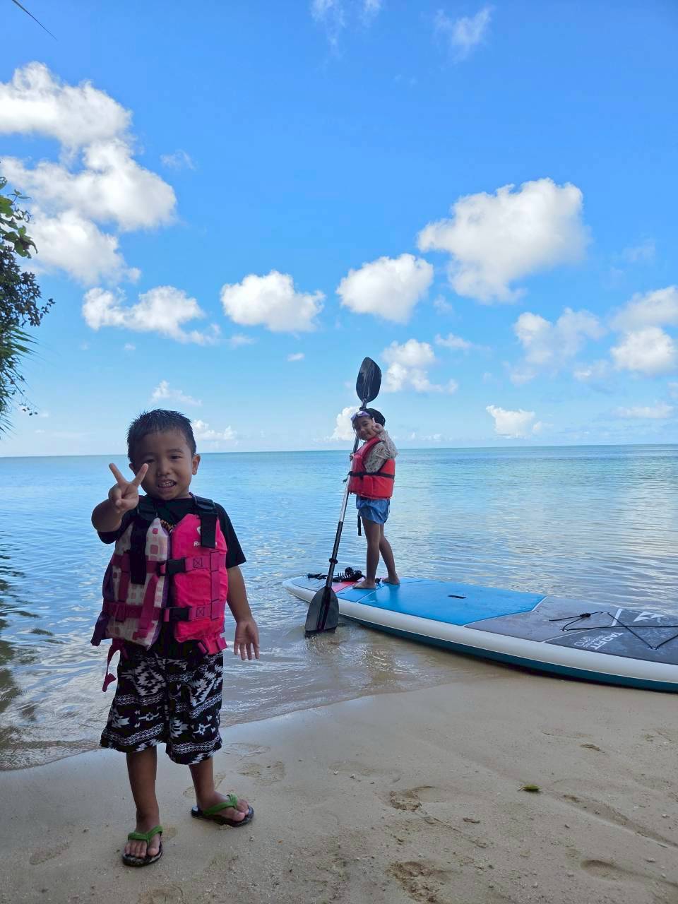石垣島SUP体験 子供とカヤックで秘密のビーチへ